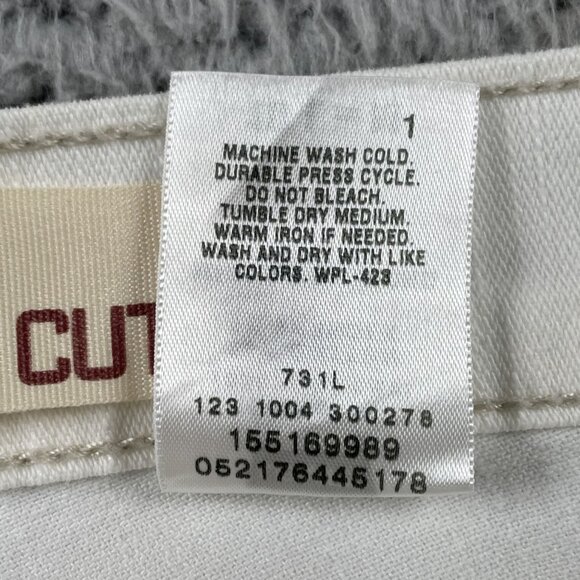 Y2K Levis 515 Womens 10 L Nouveau Bootcut White  Mid Rise Denim - Picture 9 of 10